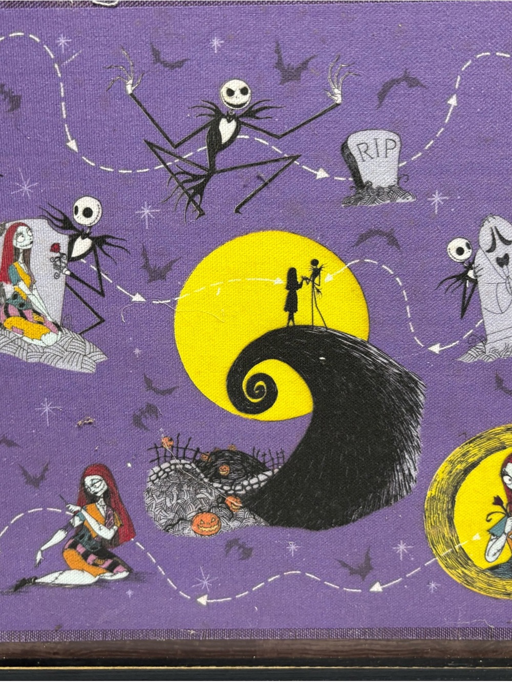 Nightmare Before Christmas Printed Canvas - Wall Picture